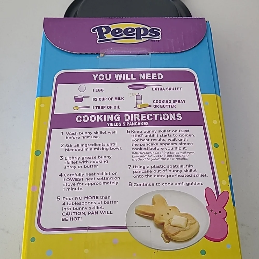 PEEPS Easter Bunny Skillet NIB.